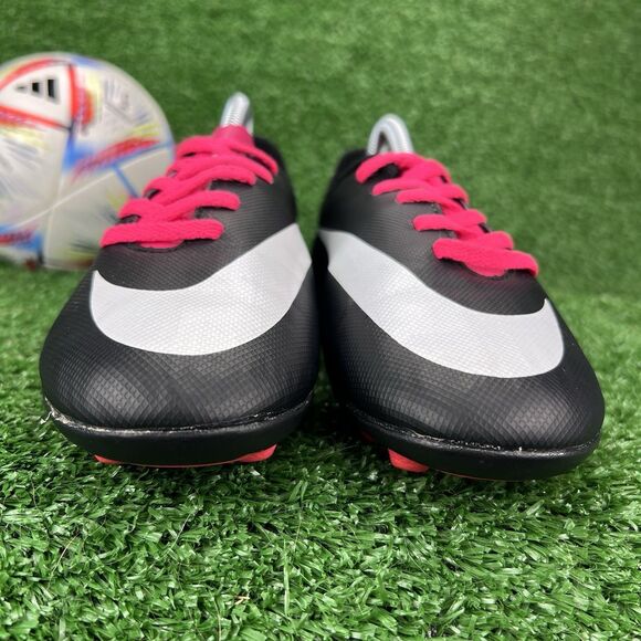 Nike Kids Jr. Bravata II FG Soccer Cleats Youth Size 2Y Pink / Black Firm Ground - Picture 6 of 17